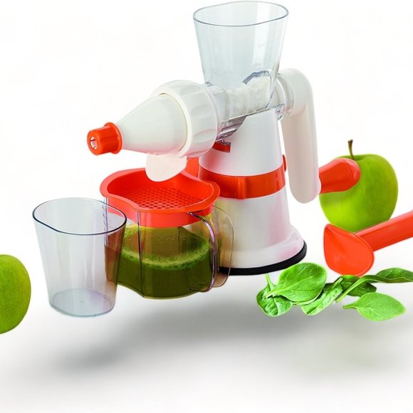 Farberware Manual Juicer Hand Crank Fruit Citrus Vegetable Wheatgrass Press Cup - Picture 2 of 6